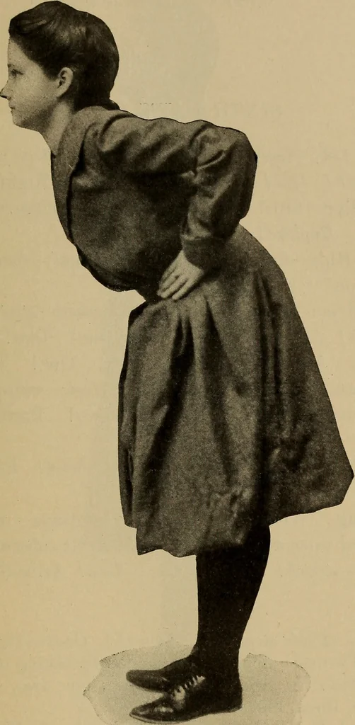 An illustration from Gymnastic exercises for elementary schools, 1904, leaf 46