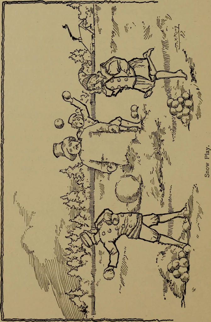 An illustration from Gymnastic stories and plays for primary schools; physical excercises for the first two years of school, 1898, leaf 32