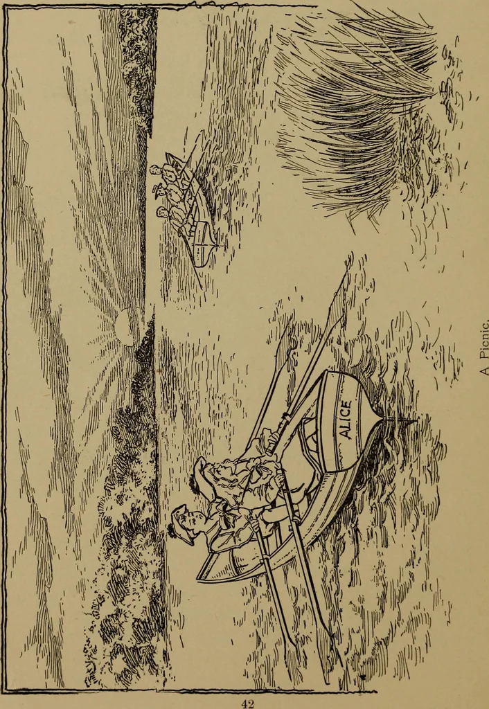 An illustration from Gymnastic stories and plays for primary schools; physical excercises for the first two years of school, 1898, leaf 44