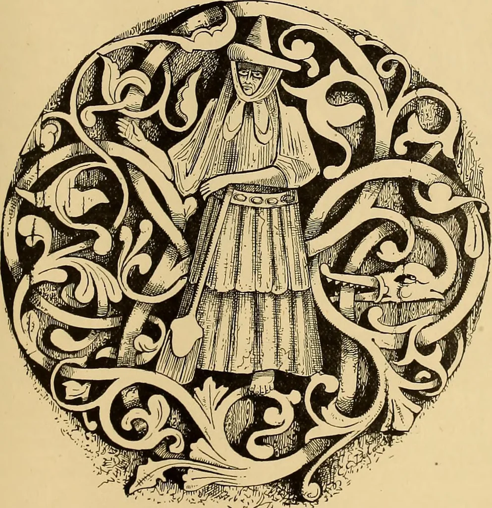 An illustration from Gypsy sorcery and fortune telling, illustrated by numerous incantations, specimens of medical magic, anecdotes, and tales, 1891, leaf 117
