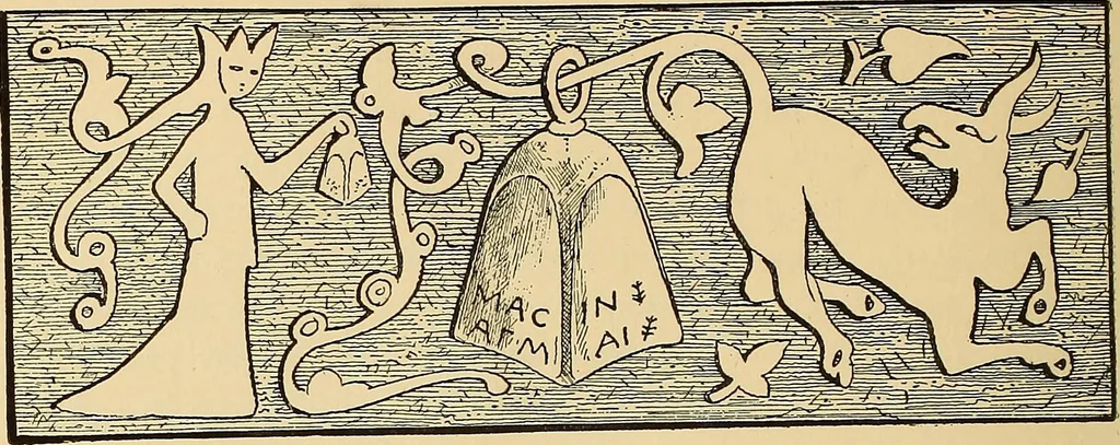 An illustration from Gypsy sorcery and fortune telling, illustrated by numerous incantations, specimens of medical magic, anecdotes, and tales, 1891, leaf 180