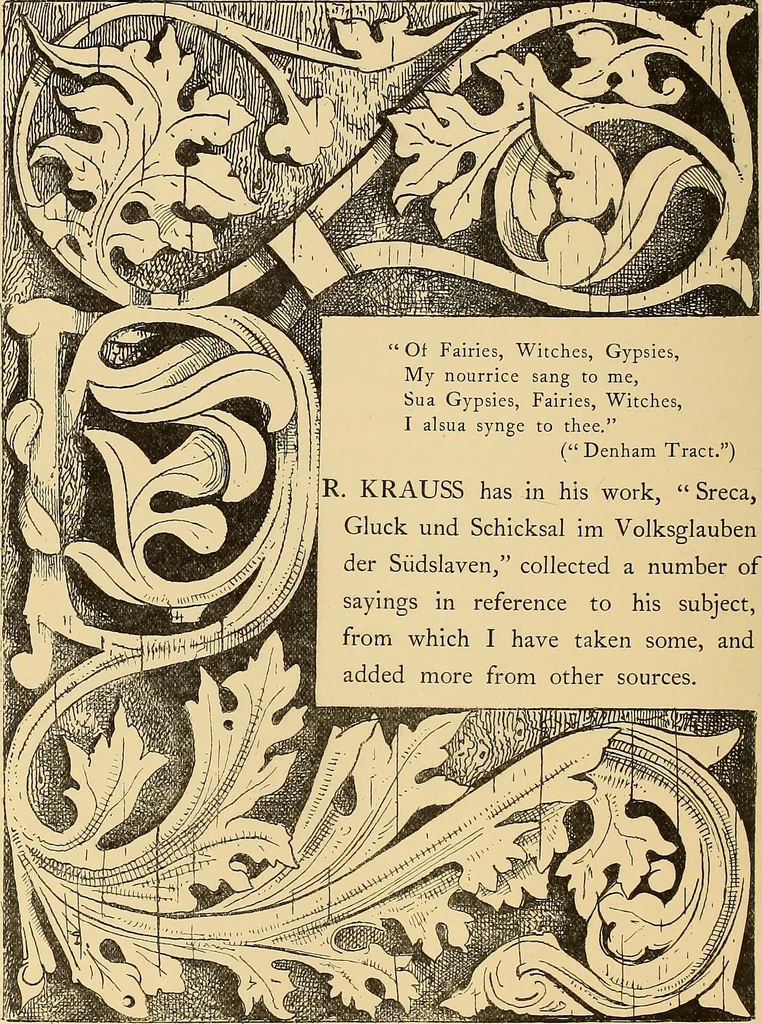 An illustration from Gypsy sorcery and fortune telling, illustrated by numerous incantations, specimens of medical magic, anecdotes, and tales, 1891, leaf 212