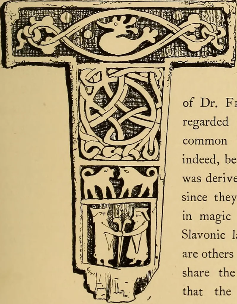 An illustration from Gypsy sorcery and fortune telling, illustrated by numerous incantations, specimens of medical magic, anecdotes, and tales, 1891, leaf 83