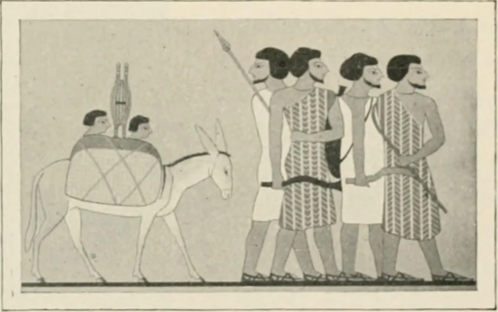 An illustration from Égypte, 1912, leaf 124