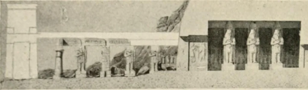 An illustration from Égypte, 1912, leaf 157