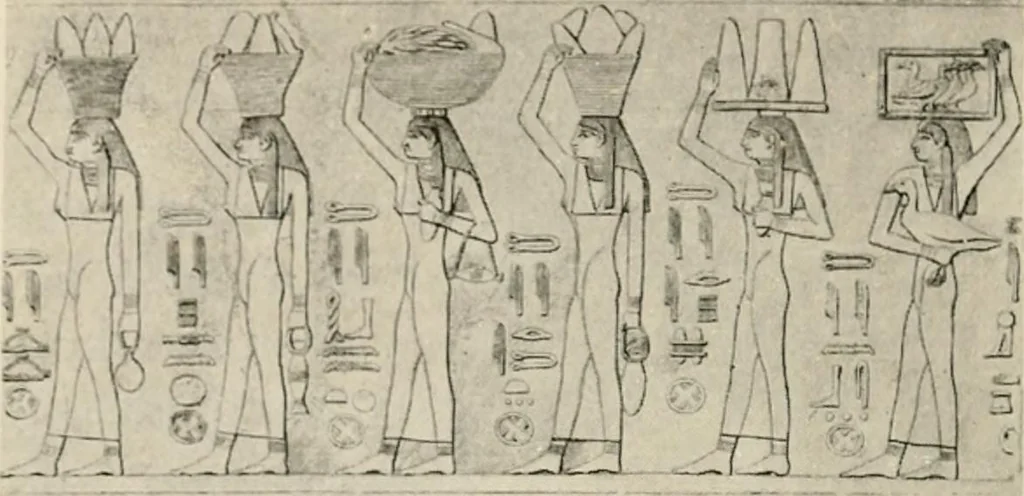 An illustration from Égypte, 1912, leaf 27