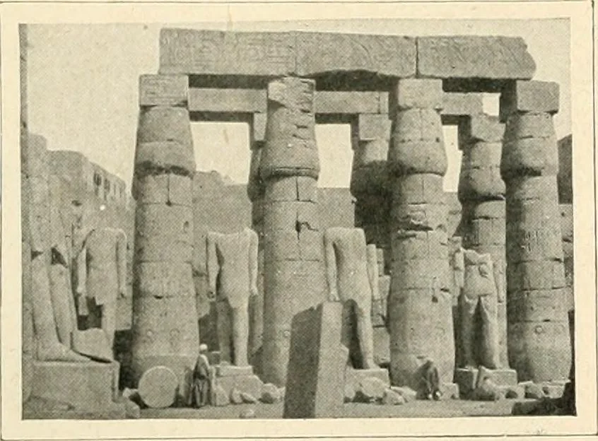 An illustration from Égypte, 1911, leaf 155