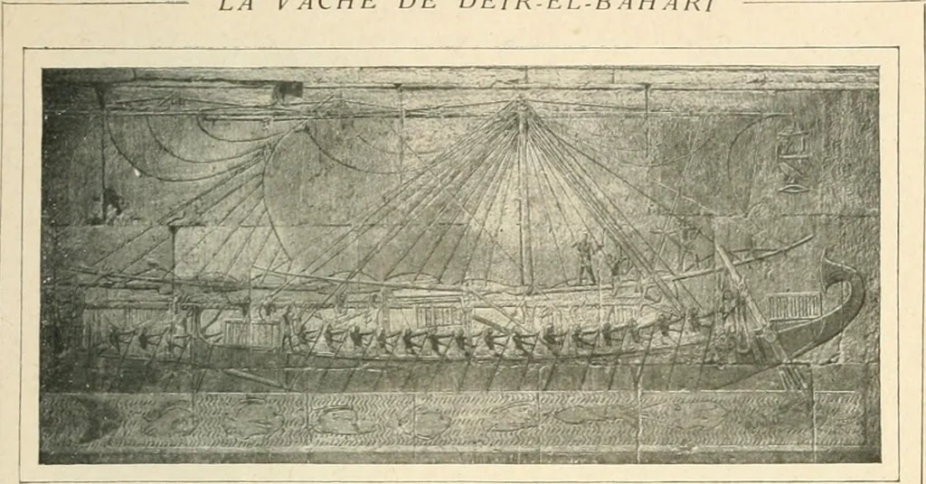 An illustration from Égypte, 1911, leaf 195