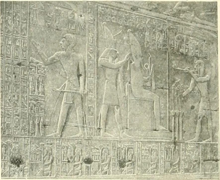 An illustration from Égypte, 1911, leaf 206