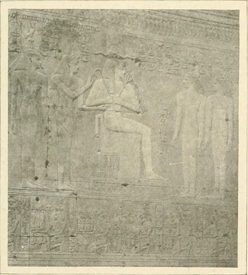 An illustration from Égypte, 1911, leaf 207