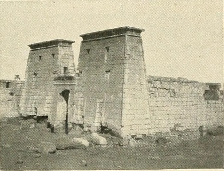 An illustration from Égypte, 1911, leaf 27