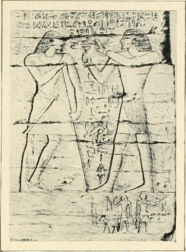 An illustration from Égypte, 1911, leaf 77