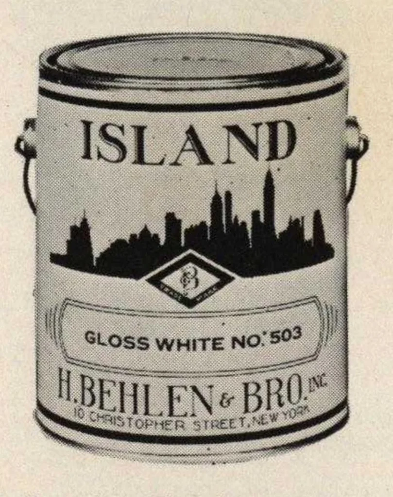 An illustration from Maintenance list no. 3 supplies for painters, fine decorators : hotels, apartment and office buildings, 1930, leaf 16