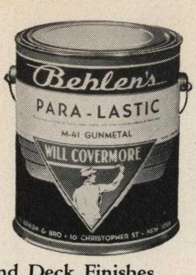 An illustration from Maintenance list no. 3 supplies for painters, fine decorators : hotels, apartment and office buildings, 1930, leaf 16