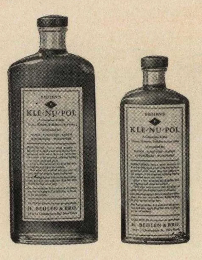 An illustration from Maintenance list no. 3 supplies for painters, fine decorators : hotels, apartment and office buildings, 1930, leaf 19
