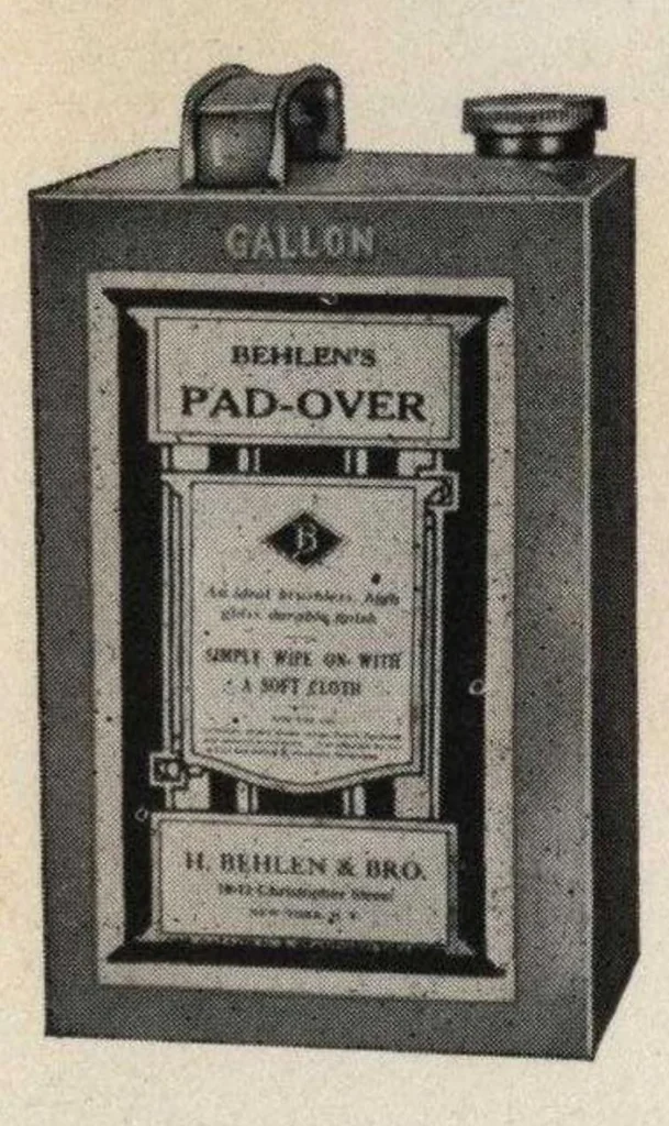 An illustration from Maintenance list no. 3 supplies for painters, fine decorators : hotels, apartment and office buildings, 1930, leaf 24