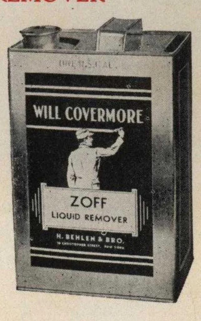 An illustration from Maintenance list no. 3 supplies for painters, fine decorators : hotels, apartment and office buildings, 1930, leaf 24