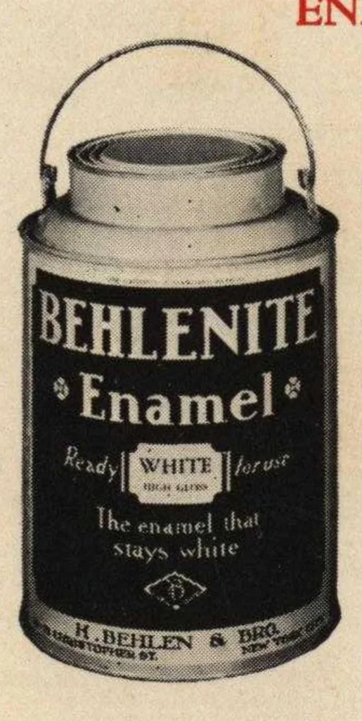 An illustration from Maintenance list no. 3 supplies for painters, fine decorators : hotels, apartment and office buildings, 1930, leaf 8
