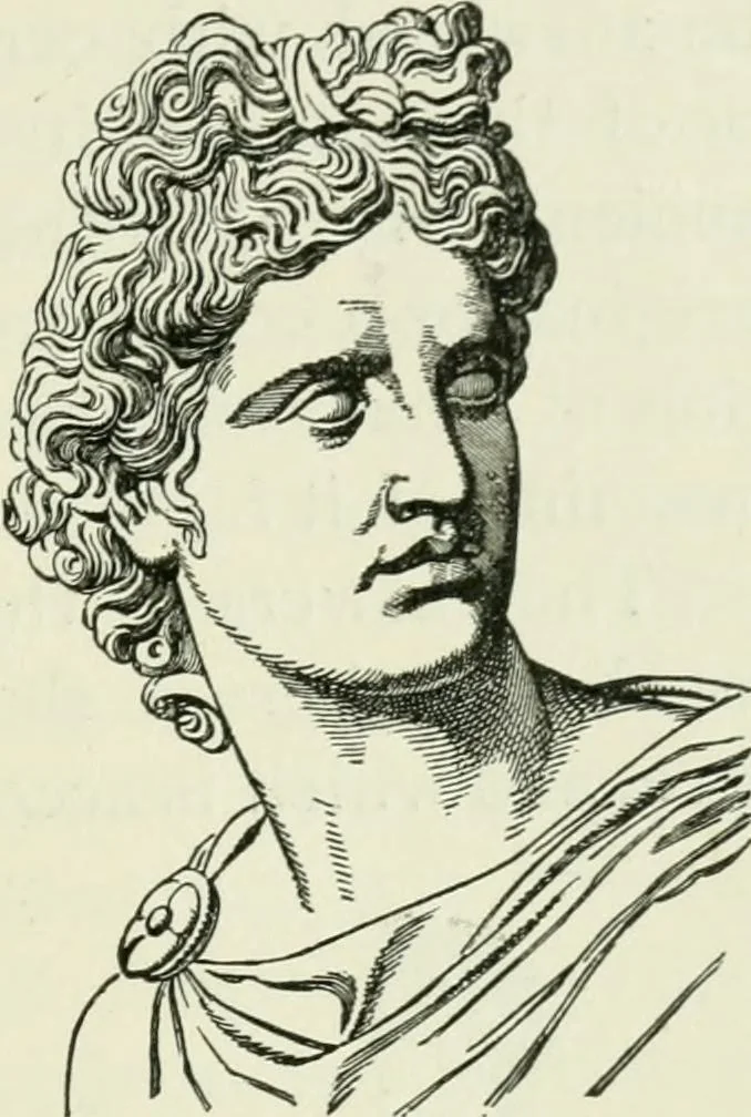 An illustration from An outline history of sculpture for beginners and students, with complete indexes and numerous illustrations, 1893, leaf 103