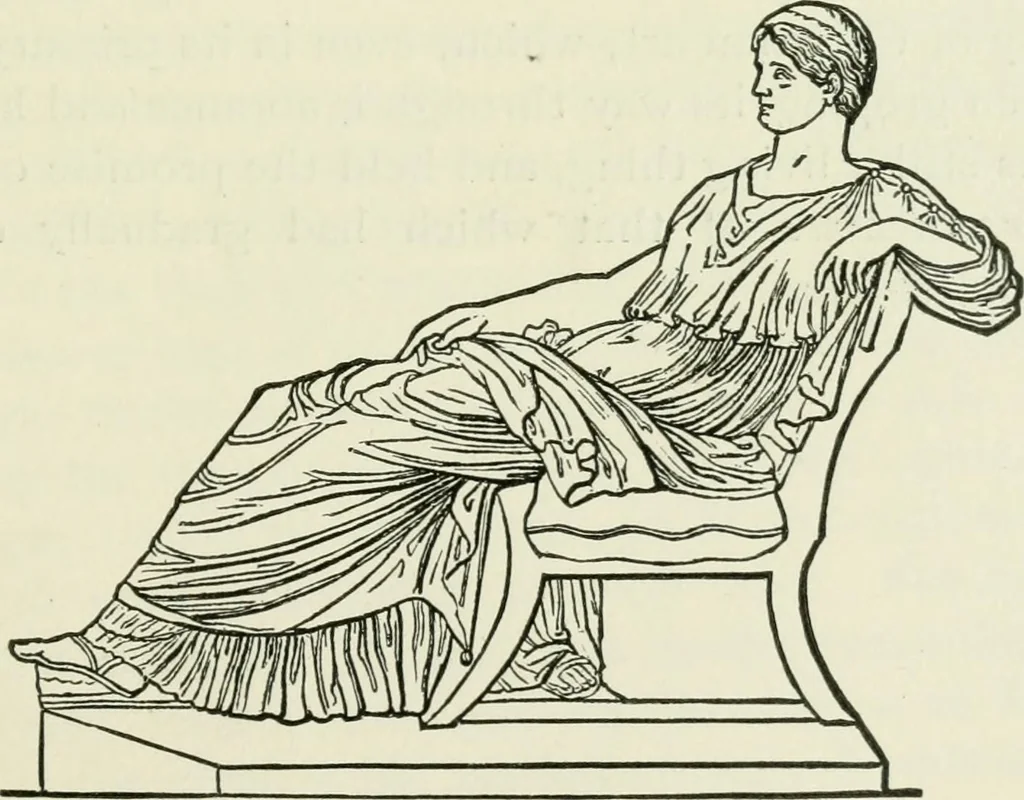 An illustration from An outline history of sculpture for beginners and students, with complete indexes and numerous illustrations, 1893, leaf 115