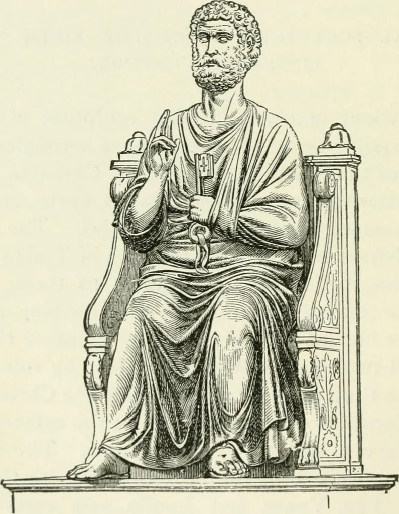 An illustration from An outline history of sculpture for beginners and students, with complete indexes and numerous illustrations, 1893, leaf 118
