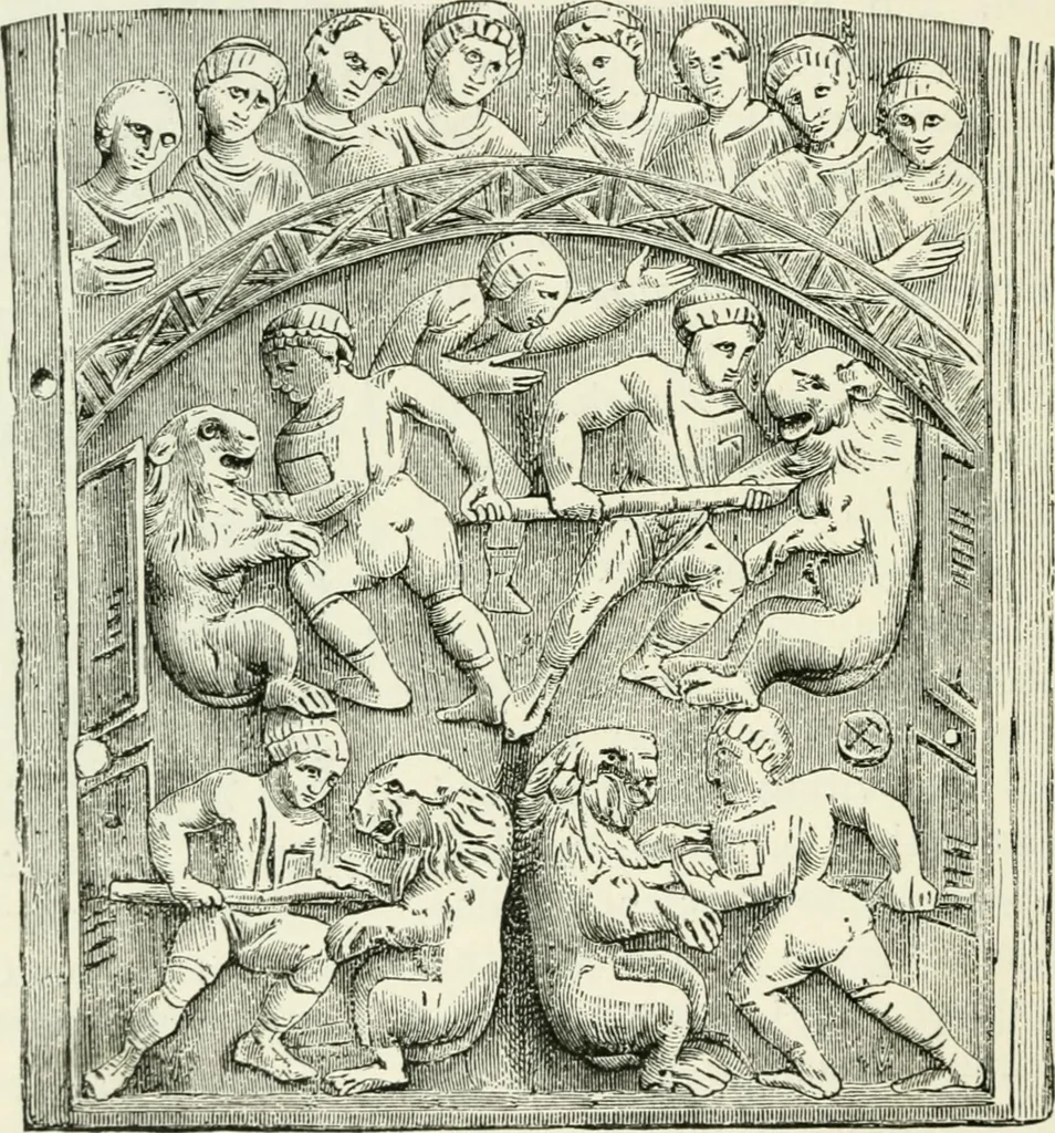 An illustration from An outline history of sculpture for beginners and students, with complete indexes and numerous illustrations, 1893, leaf 122