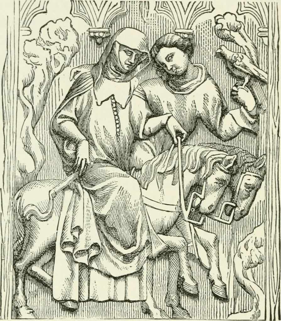 An illustration from An outline history of sculpture for beginners and students, with complete indexes and numerous illustrations, 1893, leaf 136