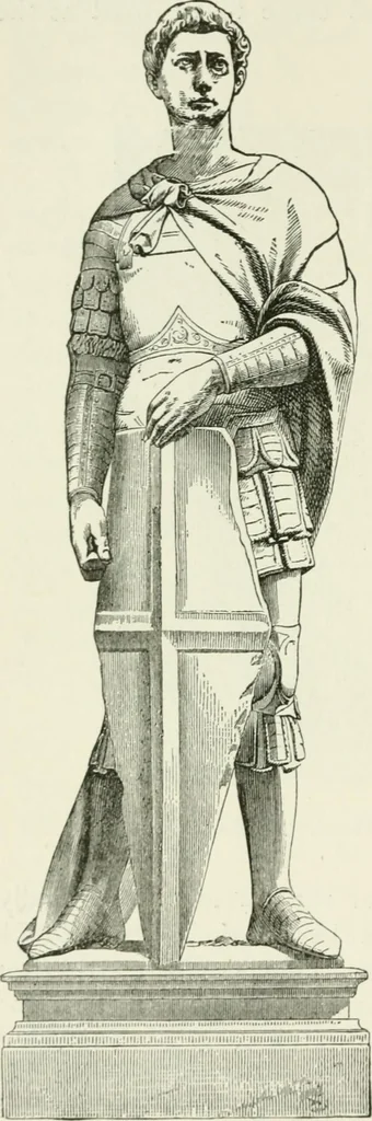 An illustration from An outline history of sculpture for beginners and students, with complete indexes and numerous illustrations, 1893, leaf 156