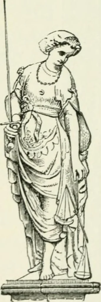 An illustration from An outline history of sculpture for beginners and students, with complete indexes and numerous illustrations, 1893, leaf 182