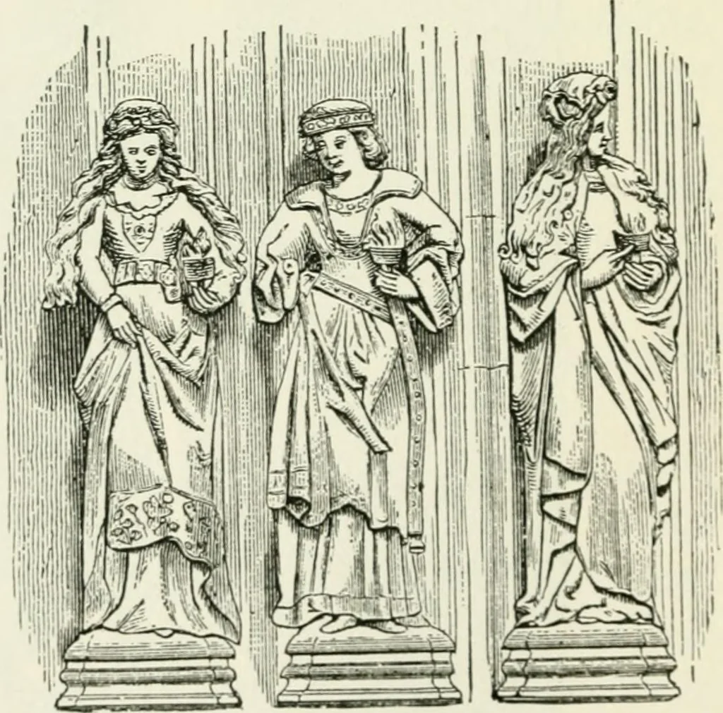 An illustration from An outline history of sculpture for beginners and students, with complete indexes and numerous illustrations, 1893, leaf 182