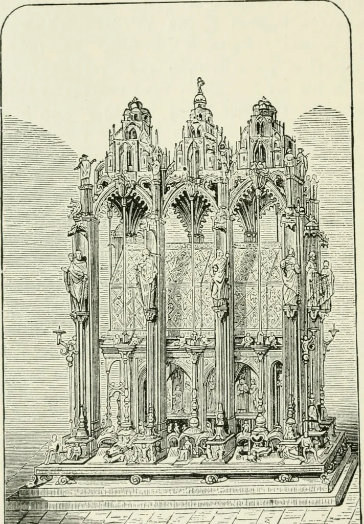 An illustration from An outline history of sculpture for beginners and students, with complete indexes and numerous illustrations, 1893, leaf 184