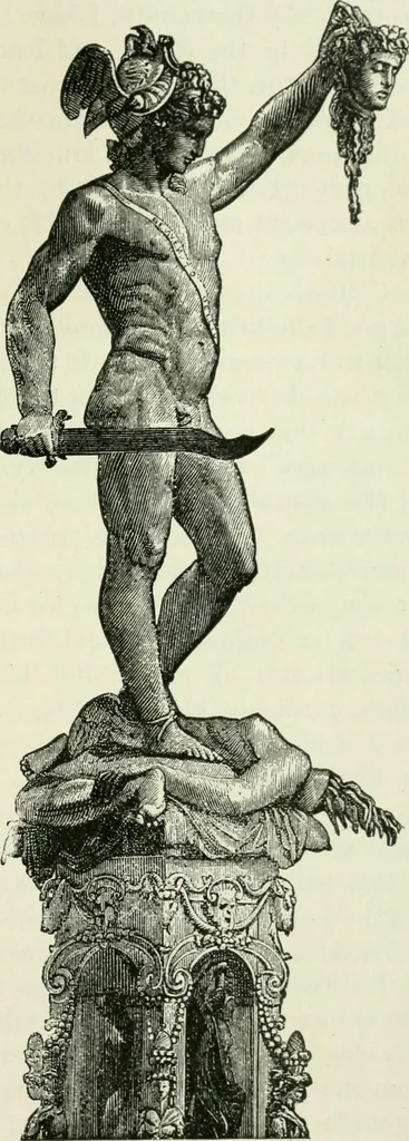 An illustration from An outline history of sculpture for beginners and students, with complete indexes and numerous illustrations, 1893, leaf 203