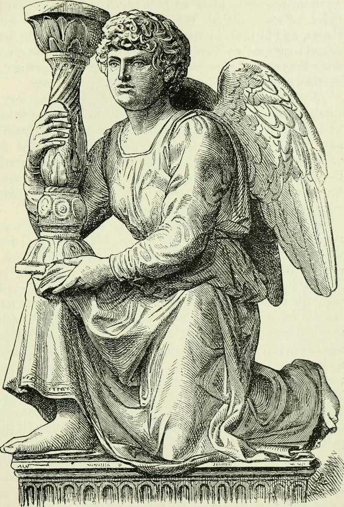 An illustration from An outline history of sculpture for beginners and students, with complete indexes and numerous illustrations, 1893, leaf 209