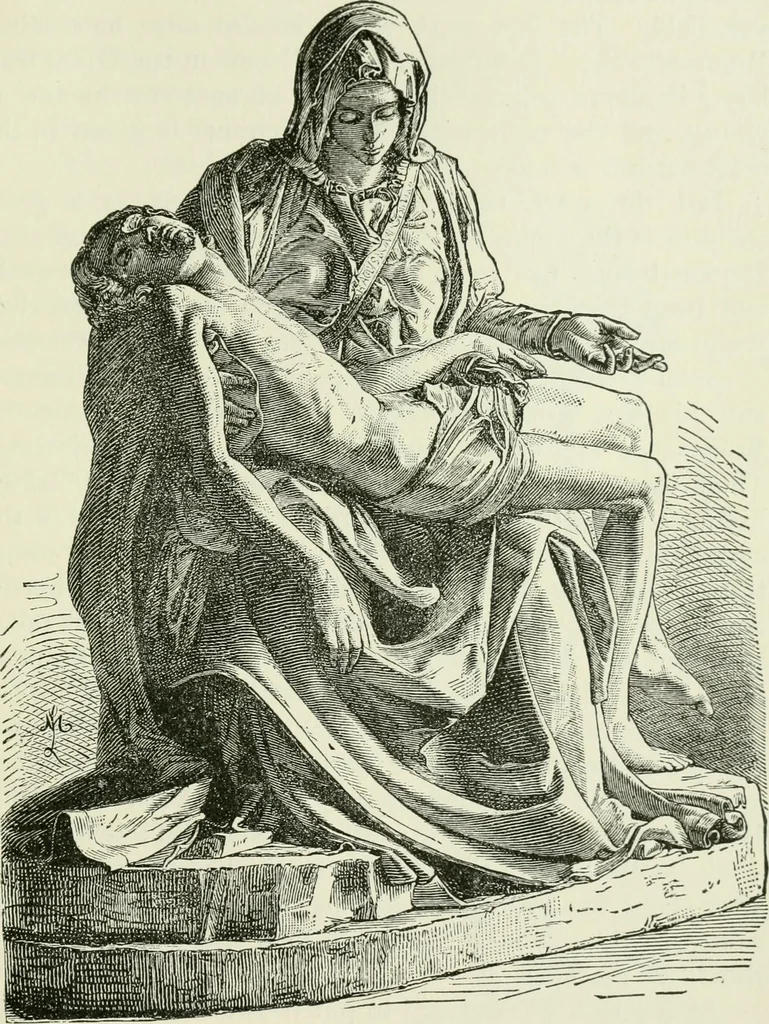 An illustration from An outline history of sculpture for beginners and students, with complete indexes and numerous illustrations, 1893, leaf 211