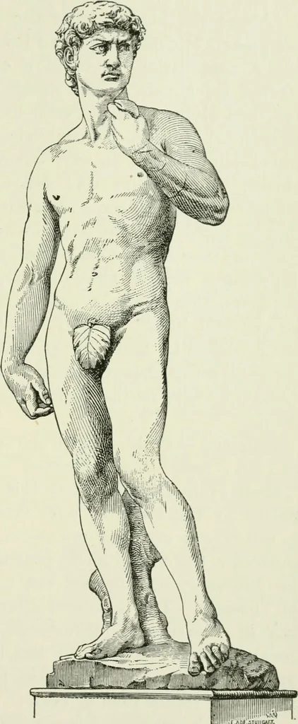 An illustration from An outline history of sculpture for beginners and students, with complete indexes and numerous illustrations, 1893, leaf 213