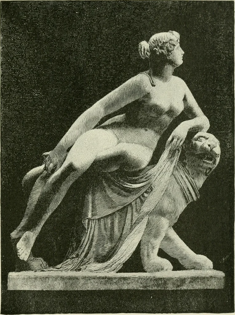 An illustration from An outline history of sculpture for beginners and students, with complete indexes and numerous illustrations, 1893, leaf 261