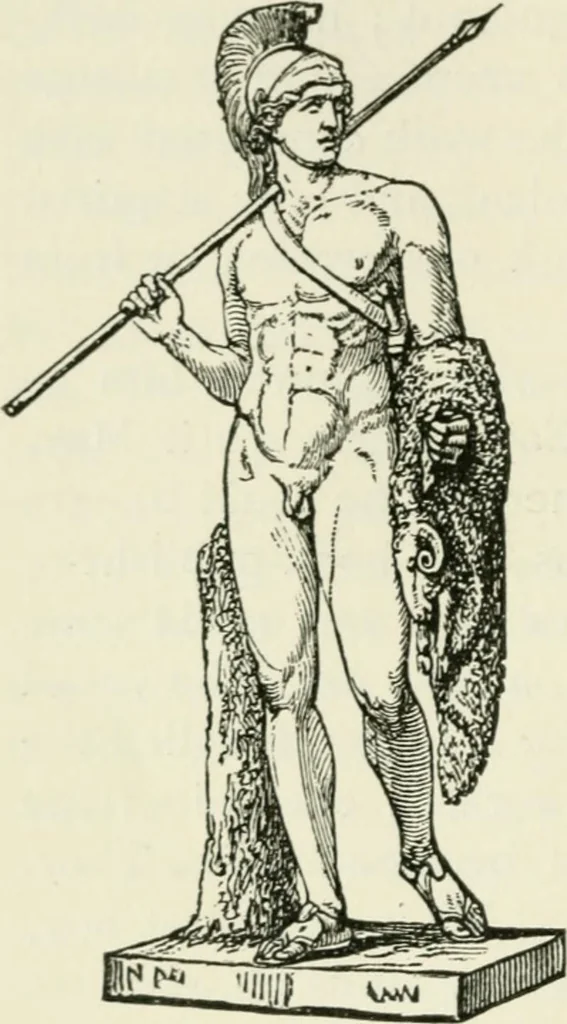 An illustration from An outline history of sculpture for beginners and students, with complete indexes and numerous illustrations, 1893, leaf 268