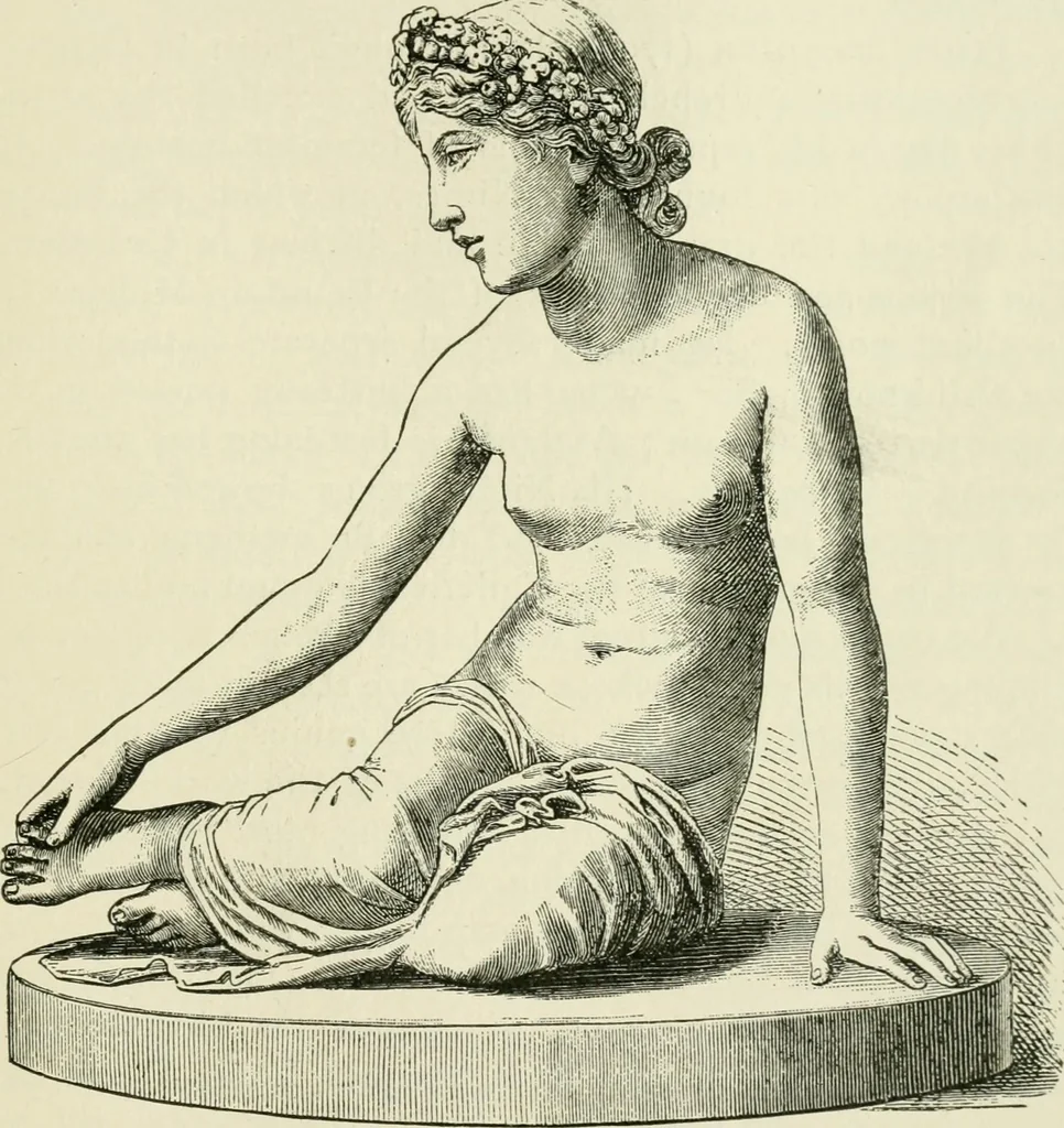 An illustration from An outline history of sculpture for beginners and students, with complete indexes and numerous illustrations, 1893, leaf 285