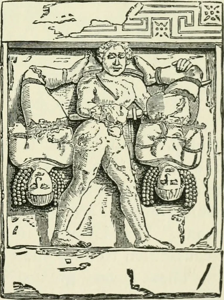 An illustration from An outline history of sculpture for beginners and students, with complete indexes and numerous illustrations, 1893, leaf 35