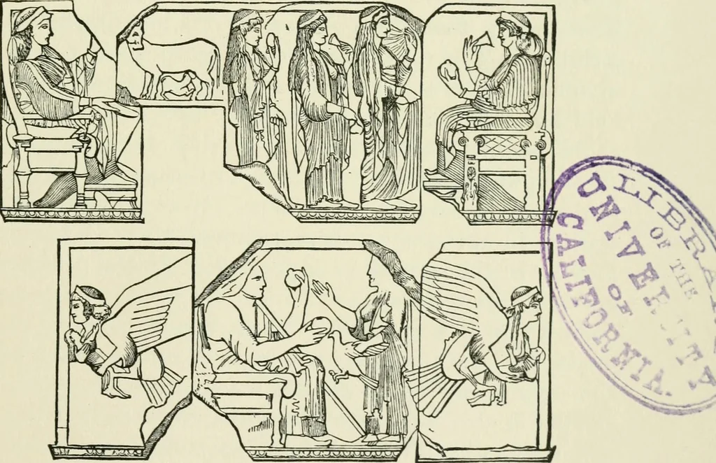 An illustration from An outline history of sculpture for beginners and students, with complete indexes and numerous illustrations, 1893, leaf 37