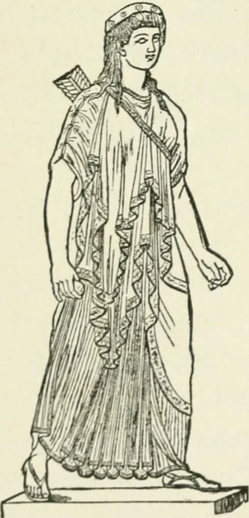 An illustration from An outline history of sculpture for beginners and students, with complete indexes and numerous illustrations, 1893, leaf 40