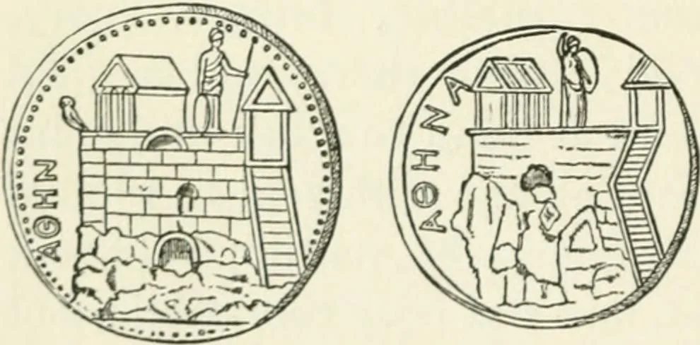 An illustration from An outline history of sculpture for beginners and students, with complete indexes and numerous illustrations, 1893, leaf 46