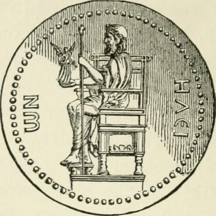 An illustration from An outline history of sculpture for beginners and students, with complete indexes and numerous illustrations, 1893, leaf 48