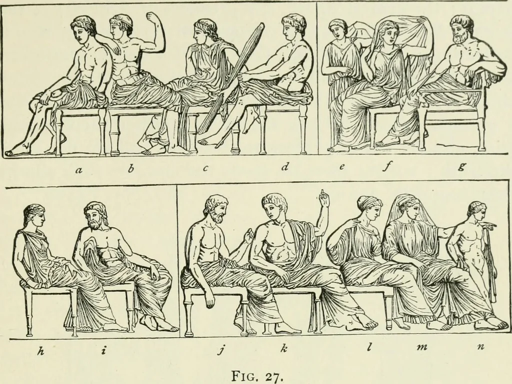 An illustration from An outline history of sculpture for beginners and students, with complete indexes and numerous illustrations, 1893, leaf 55