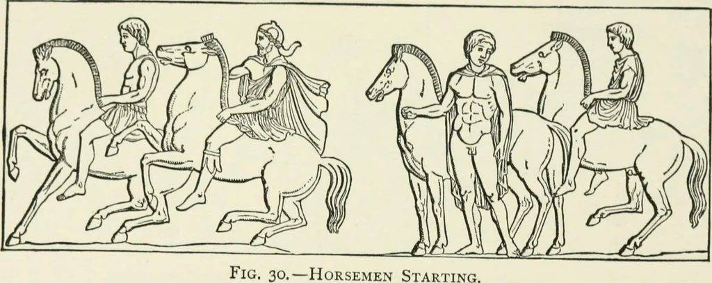 An illustration from An outline history of sculpture for beginners and students, with complete indexes and numerous illustrations, 1893, leaf 58