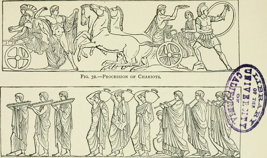 An illustration from An outline history of sculpture for beginners and students, with complete indexes and numerous illustrations, 1893, leaf 59