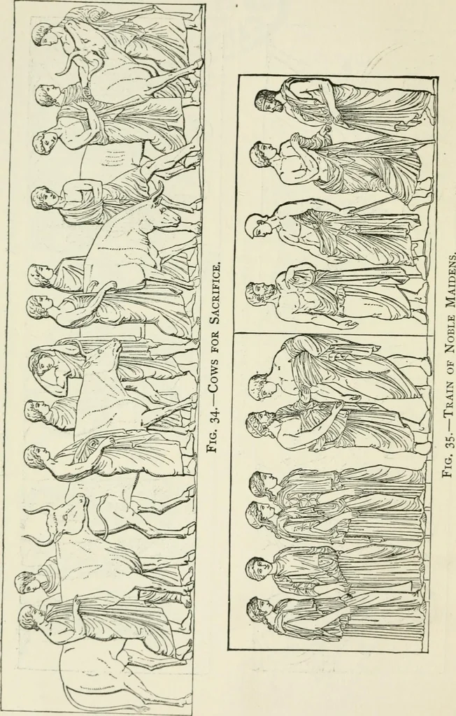 An illustration from An outline history of sculpture for beginners and students, with complete indexes and numerous illustrations, 1893, leaf 60