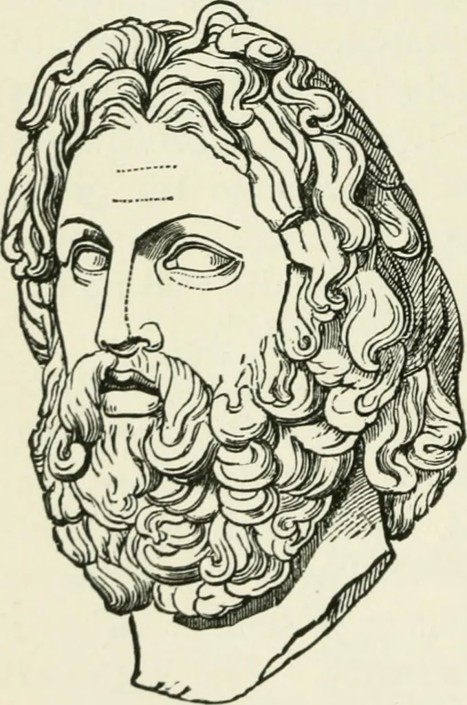 An illustration from An outline history of sculpture for beginners and students, with complete indexes and numerous illustrations, 1893, leaf 62