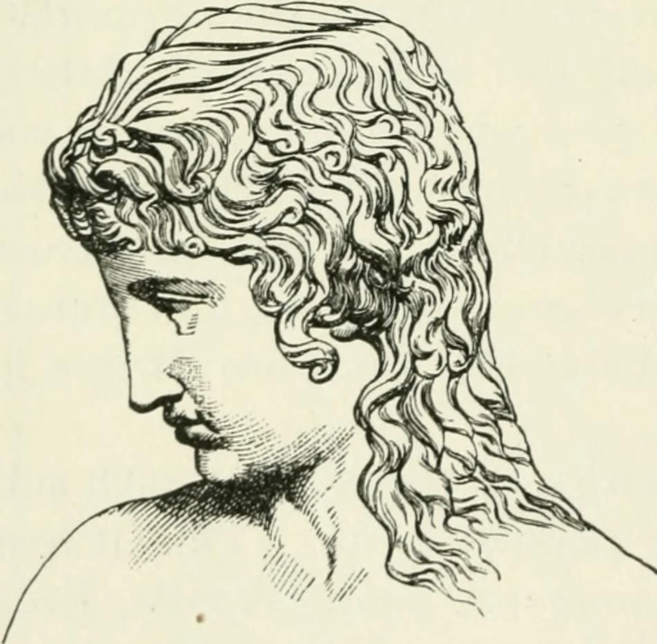 An illustration from An outline history of sculpture for beginners and students, with complete indexes and numerous illustrations, 1893, leaf 72