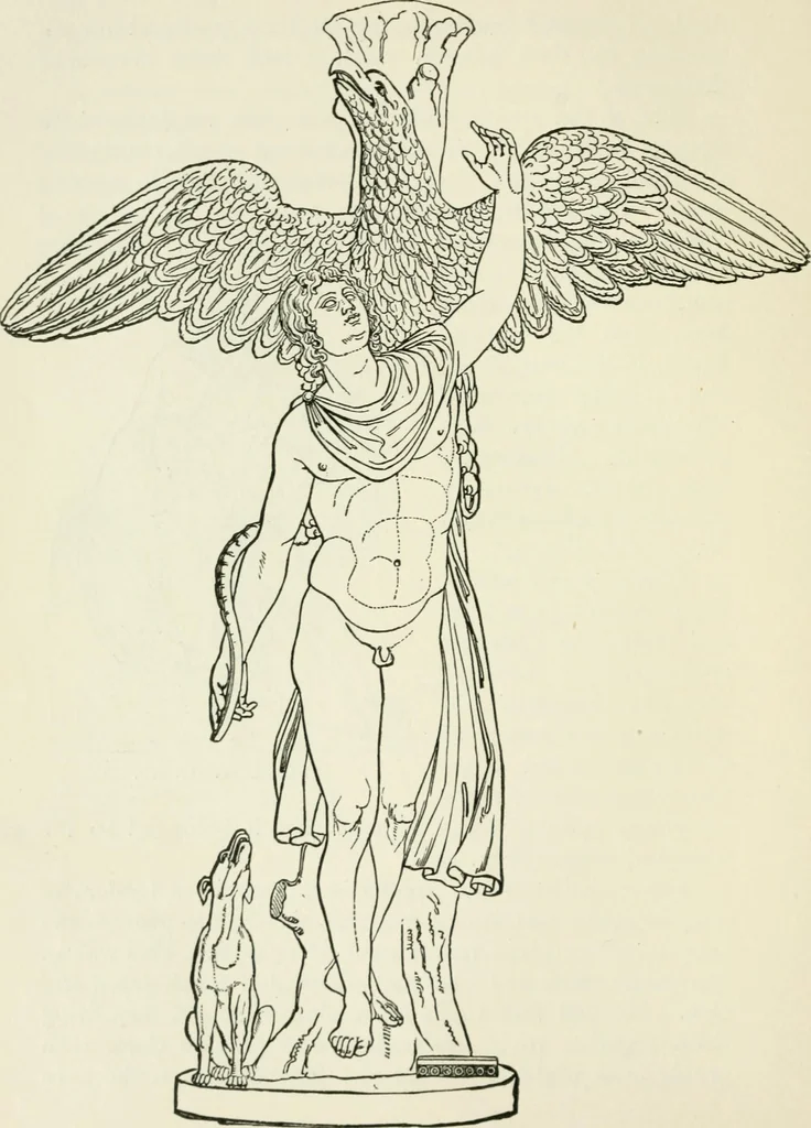 An illustration from An outline history of sculpture for beginners and students, with complete indexes and numerous illustrations, 1893, leaf 78